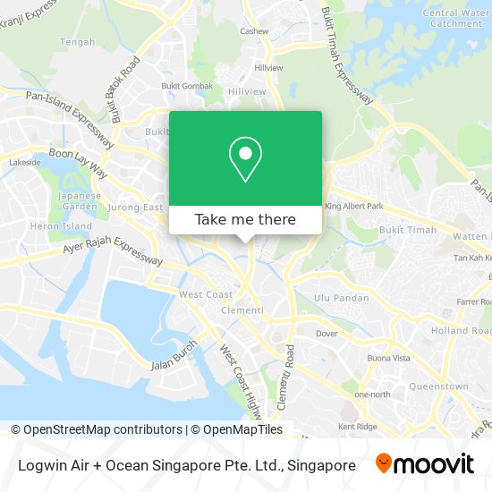 Logwin Air + Ocean Singapore Pte. Ltd. map