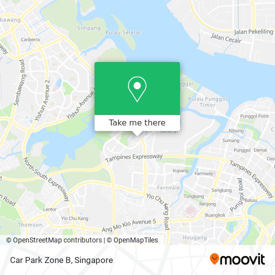 Car Park Zone B map