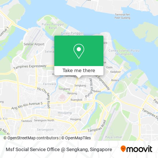 Msf Social Service Office @ Sengkang map