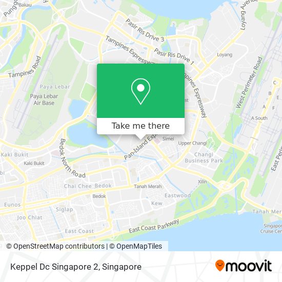 Keppel Dc Singapore 2 map