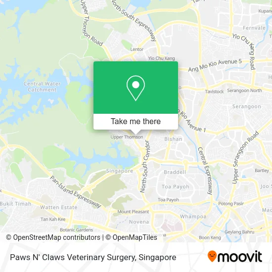 Paws N' Claws Veterinary Surgery地图