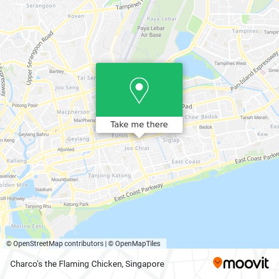 Charco's the Flaming Chicken map