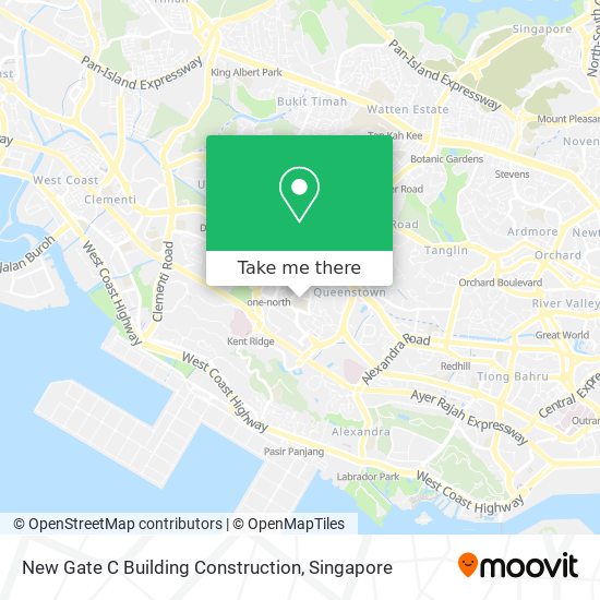New Gate C Building Construction map