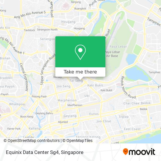 Equinix Data Center Sg4 map