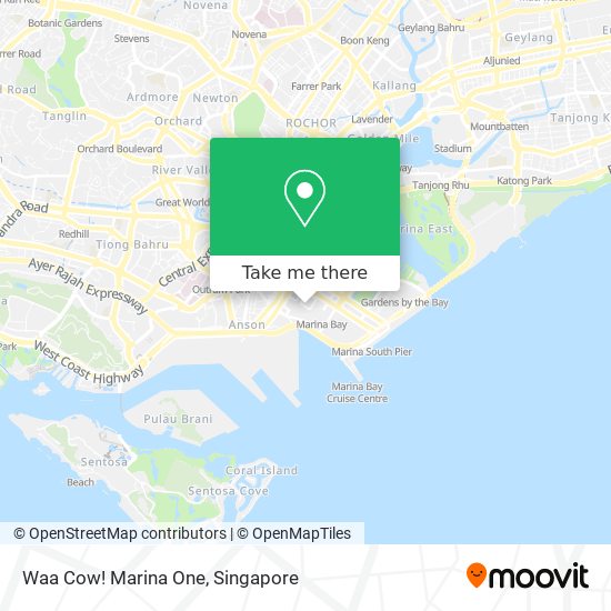 Waa Cow! Marina One map