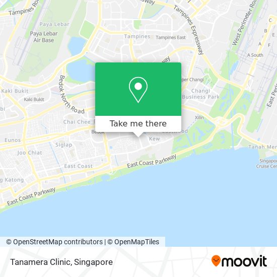 Tanamera Clinic map