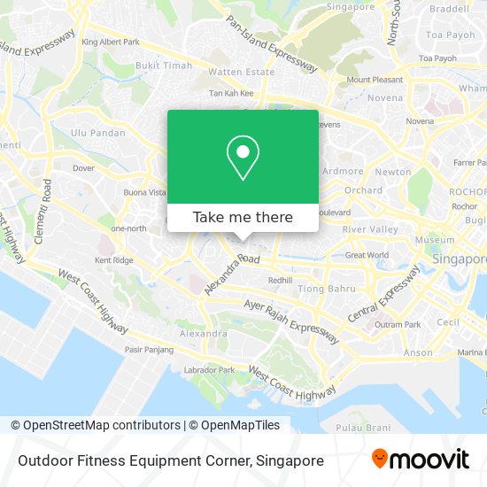 Outdoor Fitness Equipment Corner map