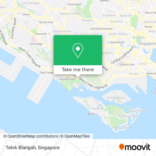 Telok Blangah map