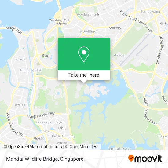 Mandai Wildlife Bridge地图