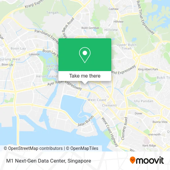 M1 Next-Gen Data Center map