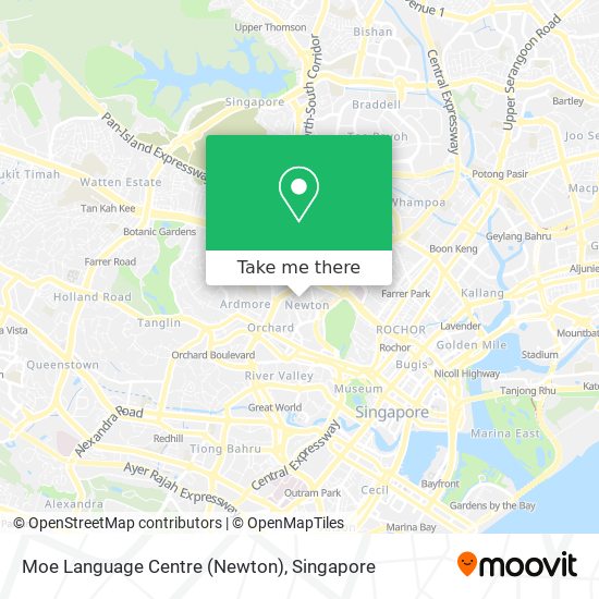 Moe Language Centre (Newton) map