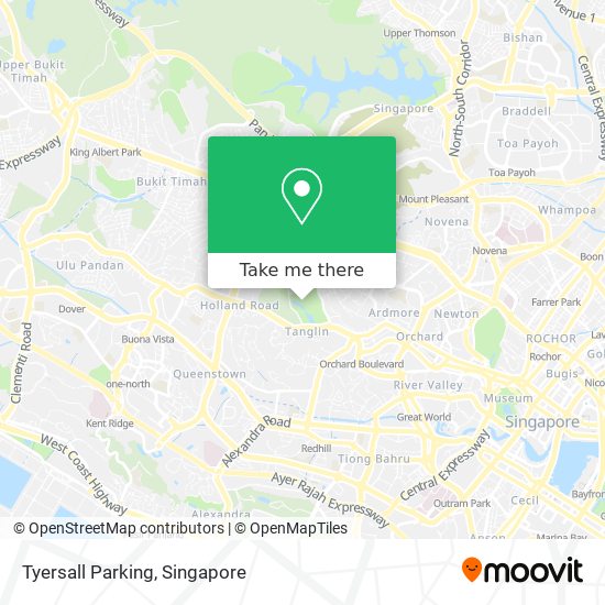 Tyersall Parking地图