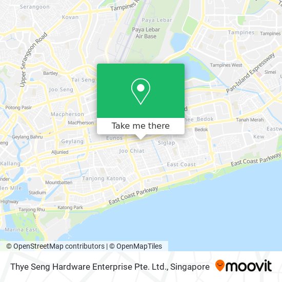 Thye Seng Hardware Enterprise Pte. Ltd. map