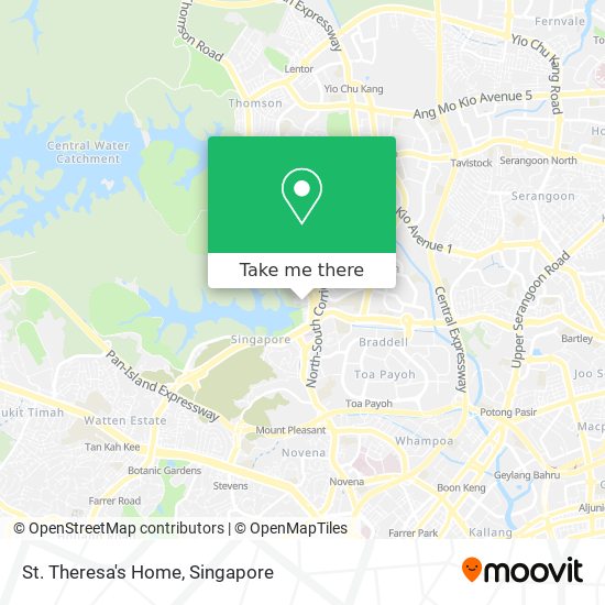 St. Theresa's Home map