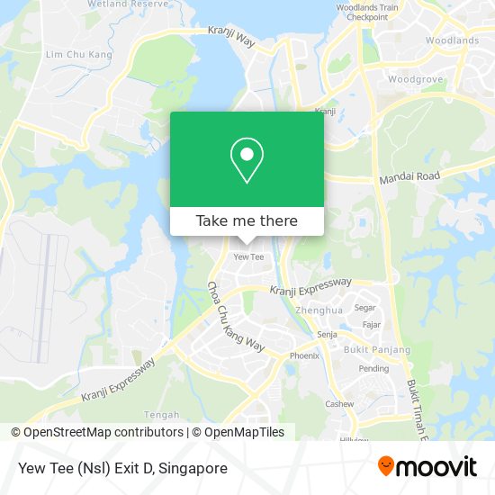 Yew Tee (Nsl) Exit D地图