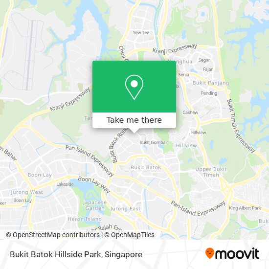 Bukit Batok Hillside Park map
