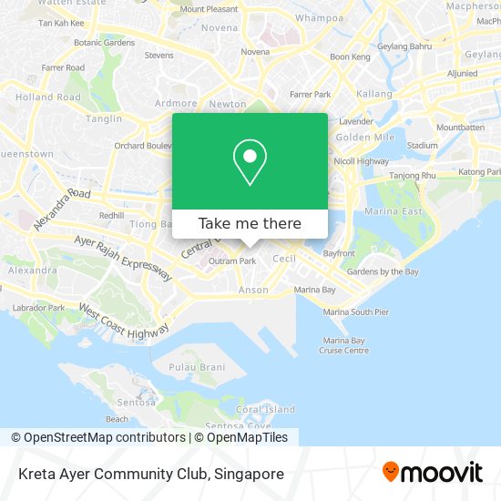 Kreta Ayer Community Club地图