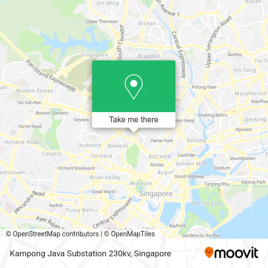 Kampong Java Substation 230kv地图