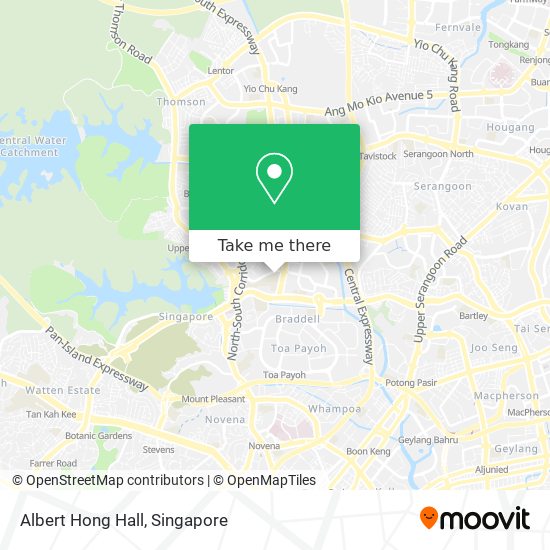 Albert Hong Hall map