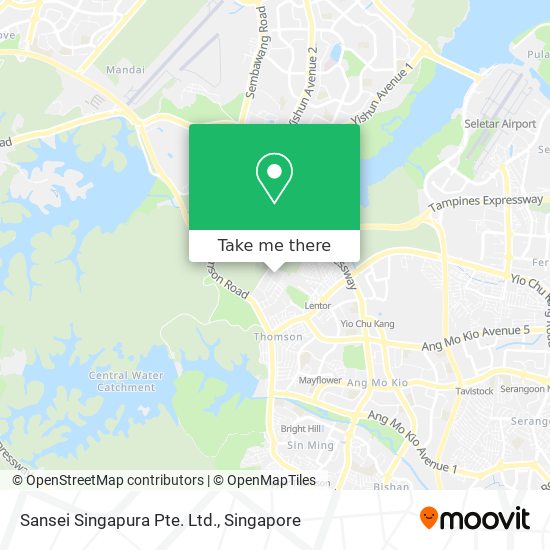 Sansei Singapura Pte. Ltd. map