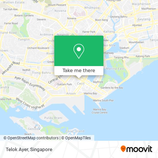 Telok Ayer map