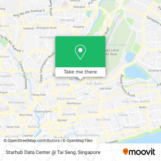 Starhub Data Center @ Tai Seng map