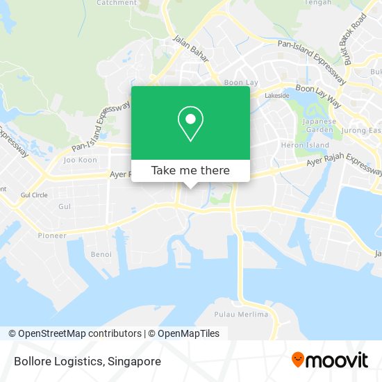 Bollore Logistics map