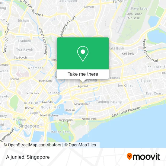Aljunied map