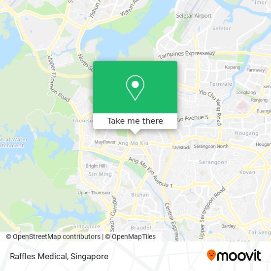 Raffles Medical map