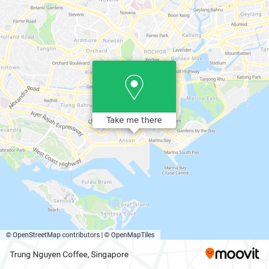 Trung Nguyen Coffee地图