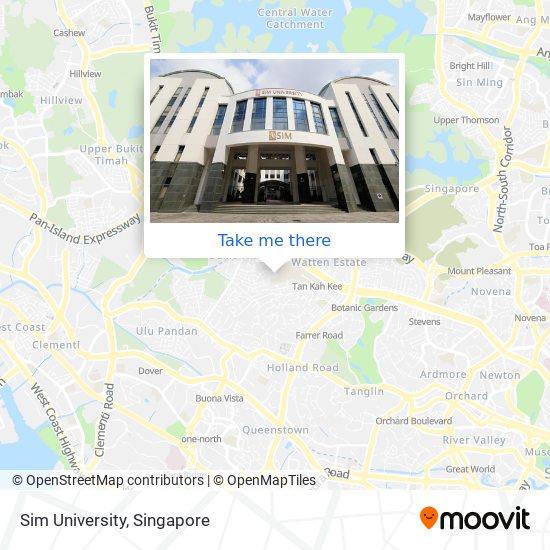 Sim University map