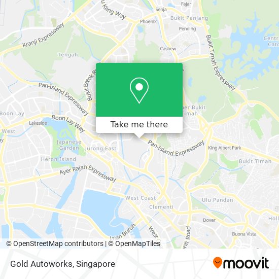 Gold Autoworks map