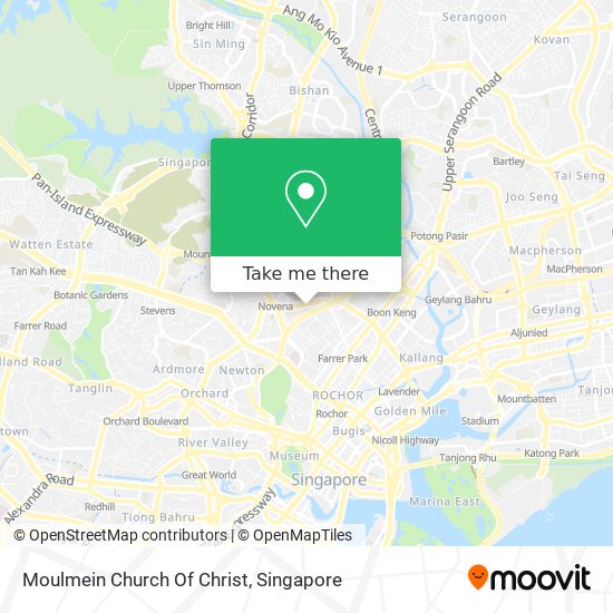 Moulmein Church Of Christ map