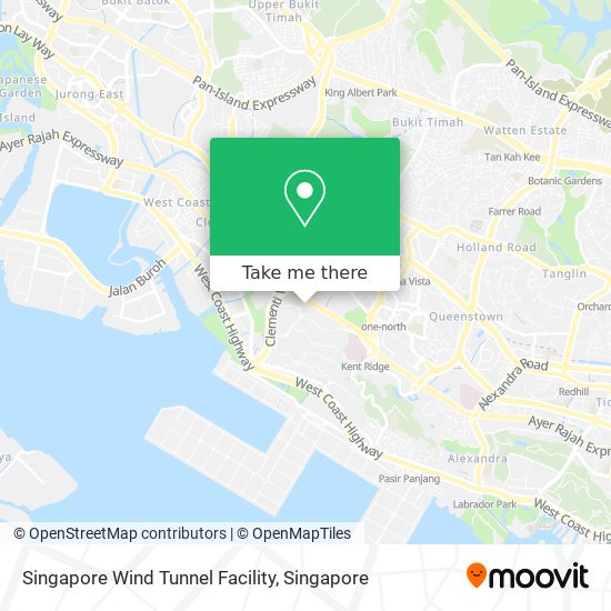 Singapore Wind Tunnel Facility map