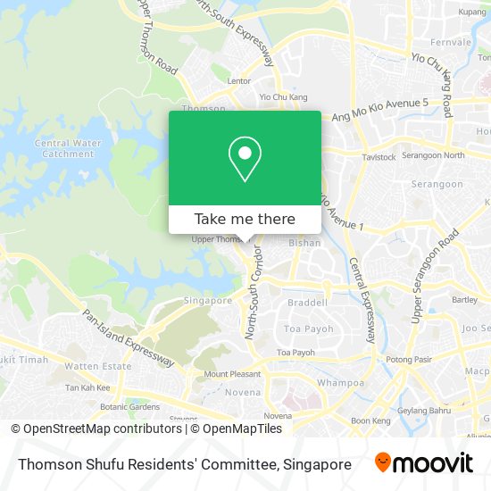 Thomson Shufu Residents' Committee map