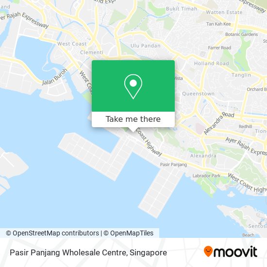 Pasir Panjang Wholesale Centre地图