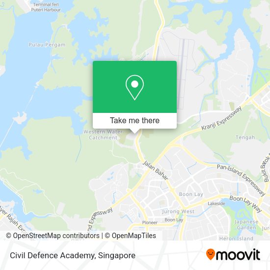 Civil Defence Academy map