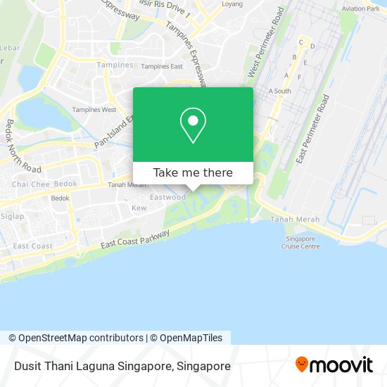 Dusit Thani Laguna Singapore map