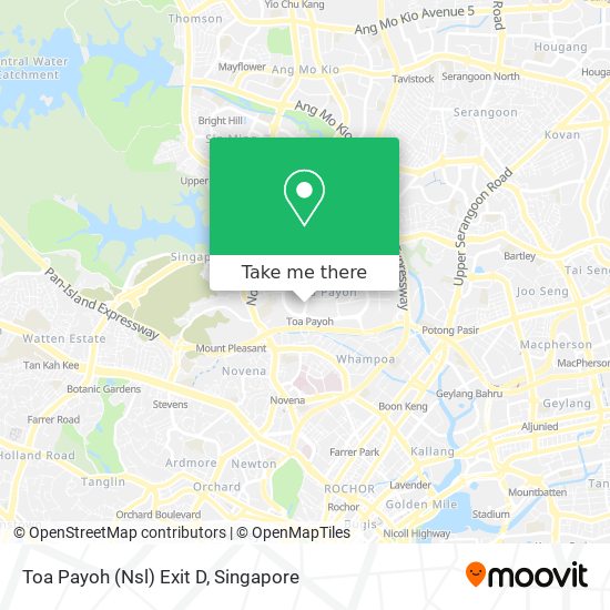 Toa Payoh (Nsl) Exit D map