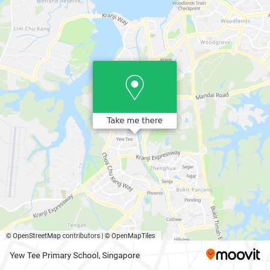 Yew Tee Primary School地图