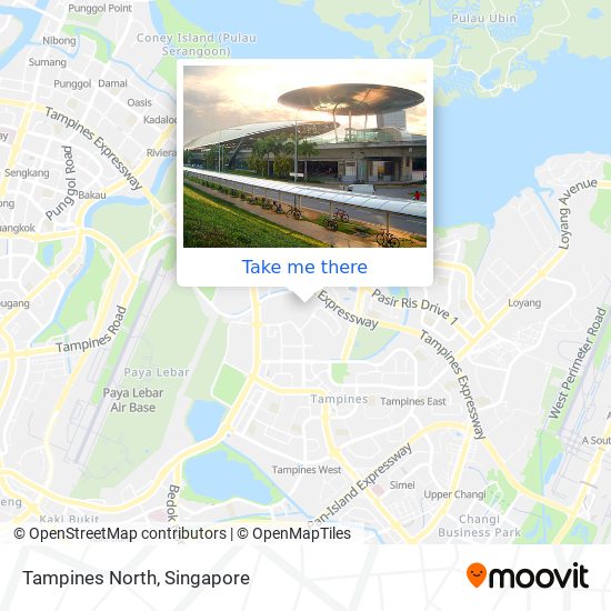 Tampines North地图