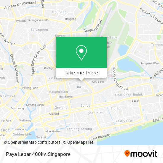 Paya Lebar 400kv map