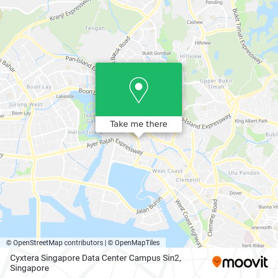 Cyxtera Singapore Data Center Campus Sin2地图