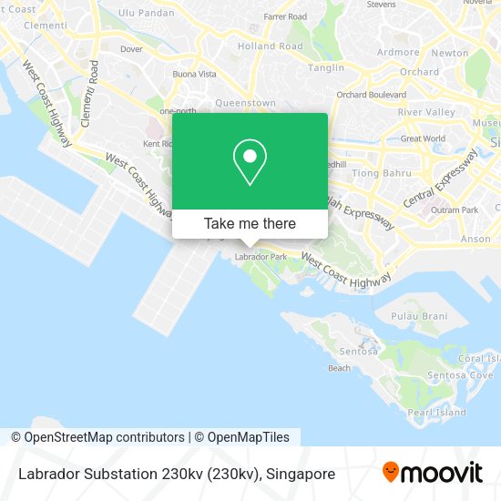 Labrador Substation 230kv map