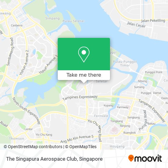 The Singapura Aerospace Club map