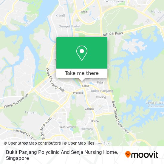 Bukit Panjang Polyclinic And Senja Nursing Home map