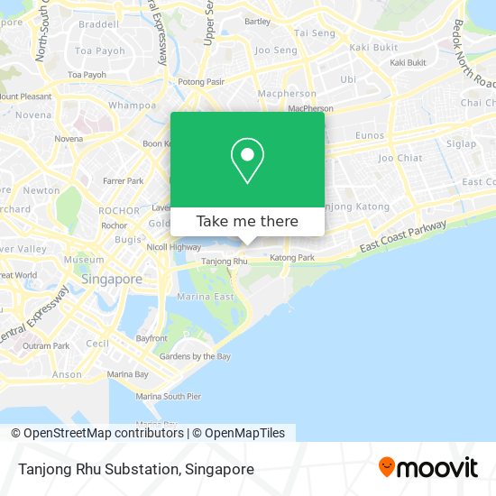 Tanjong Rhu Substation map