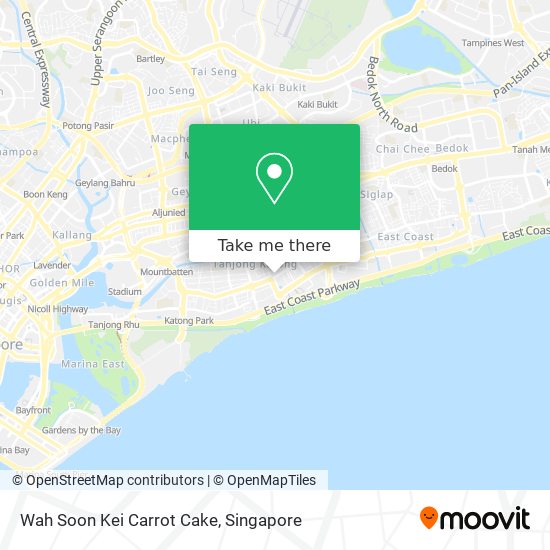 Wah Soon Kei Carrot Cake map