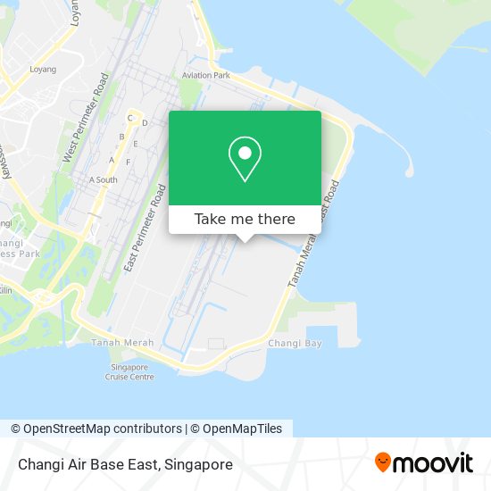 Changi Air Base East map