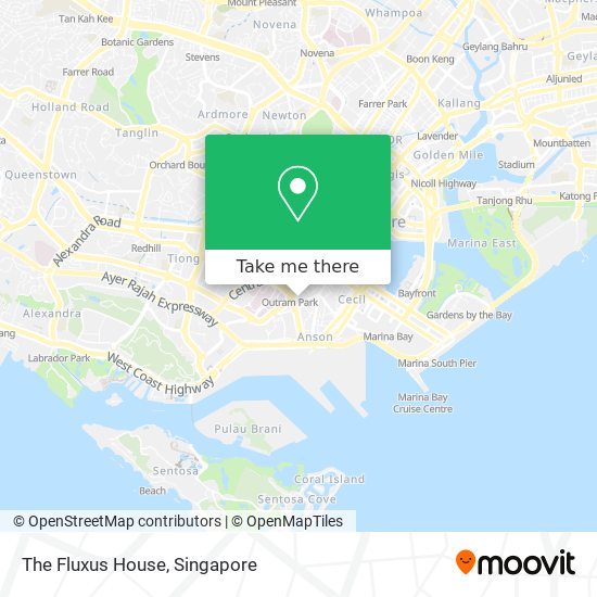 The Fluxus House map